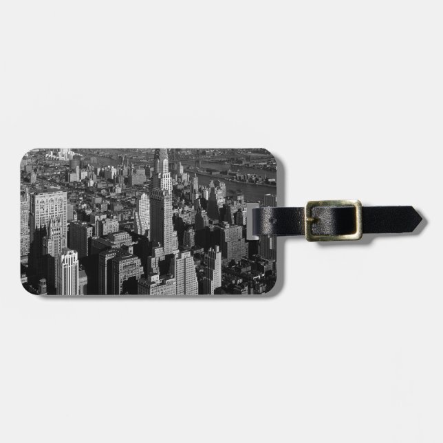 Chrysler Byggnad New York Manhattan Bagagebricka (Horisontell Framsida)