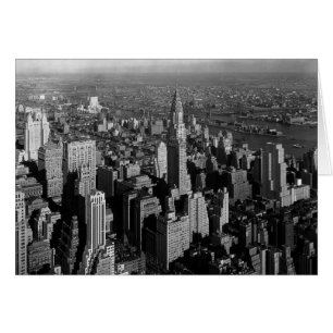 Chrysler Byggnad New York Manhattan Hälsningskort