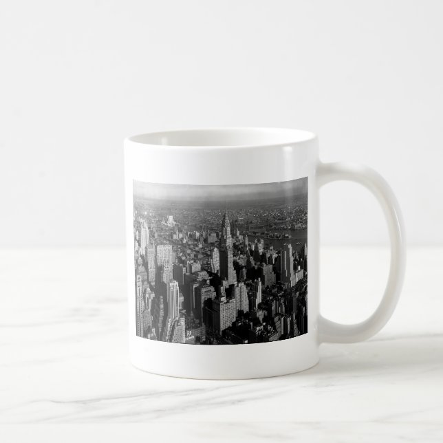 Chrysler Byggnad New York Manhattan Kaffemugg (Höger)