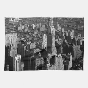 Chrysler Byggnad New York Manhattan Kökshandduk