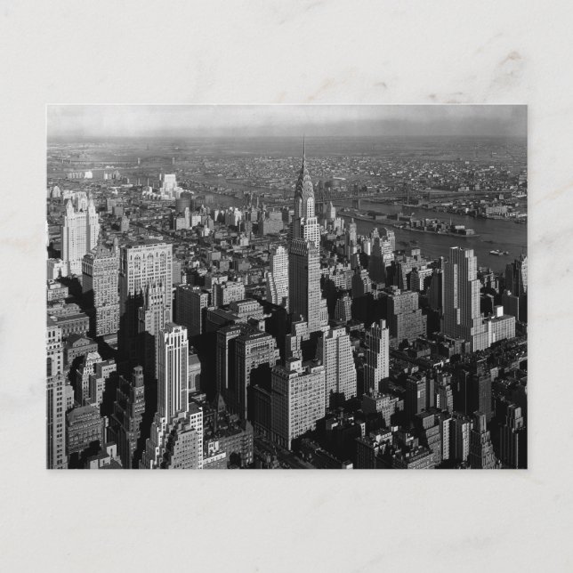 Chrysler Byggnad New York Manhattan Vykort (Framsida)