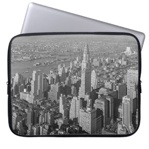 Chrysler byggnad och Queensboro överbryggar NYC Laptop Sleeve