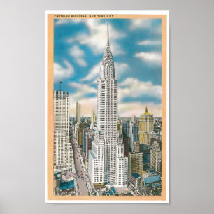 Chrysler Byggnad Poster