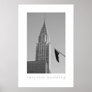Chrysler byggnad poster