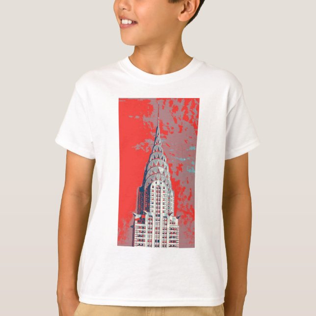 chrysler-byggnad t-shirt (Framsida)