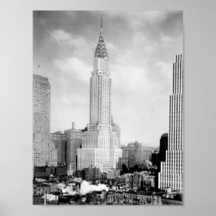 Chrysler-Byggnaden - NYC - Circa 1930 Poster