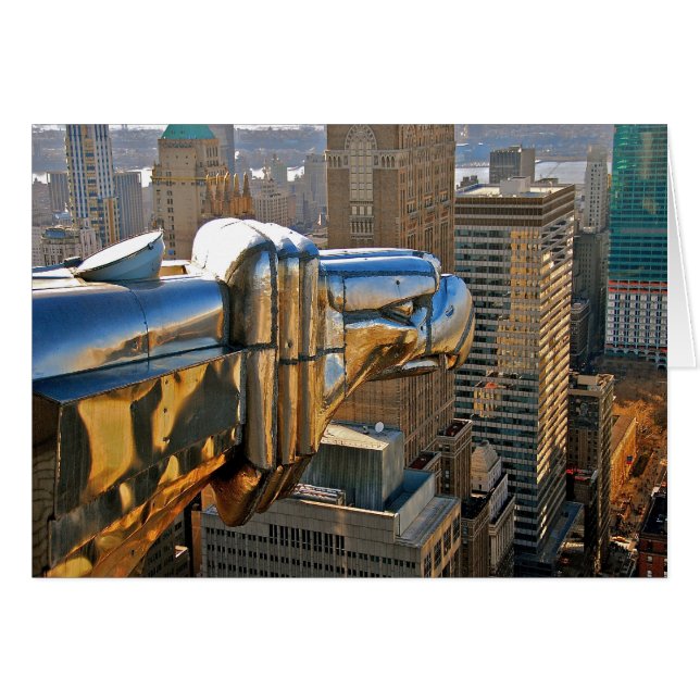 Chrysler byggnadGargoyle OBS Kort (Framsidan Horizontal)