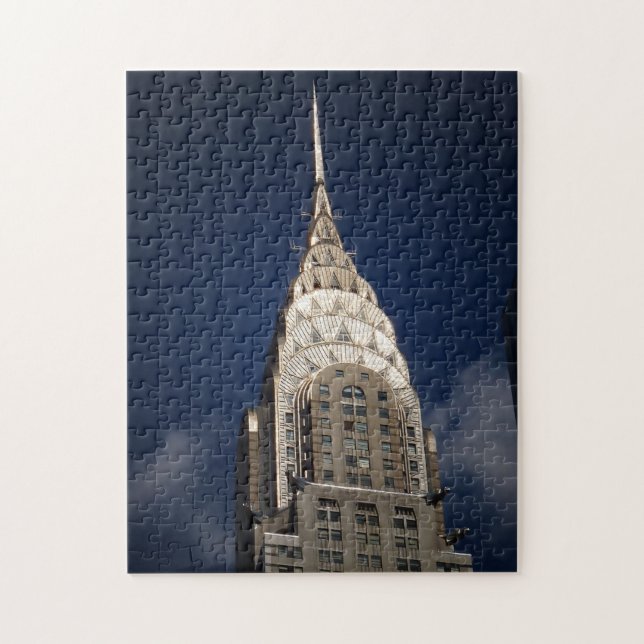 Chrysler byggnadpussel - New York City Pussel (Vertikal)