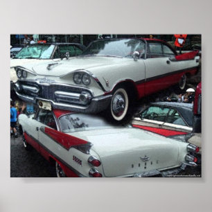 Chrysler klassikervintage car poster