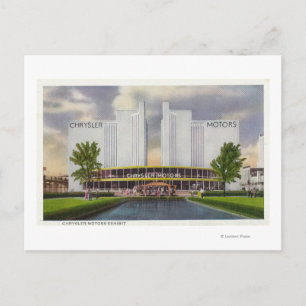 Chrysler Motors Exhibit, 1934 World's Fair Vykort