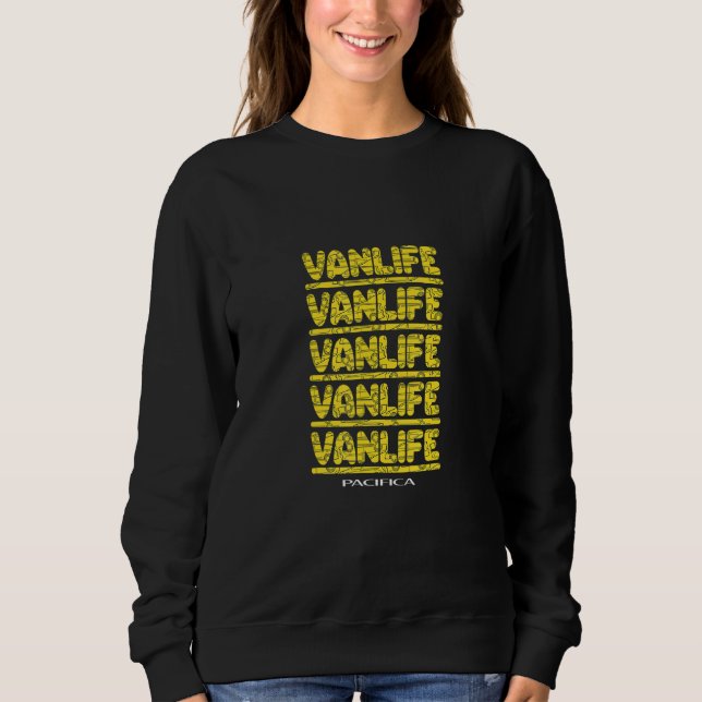 Chrysler Pacifica Van Life Stacked T Shirt (Framsida)