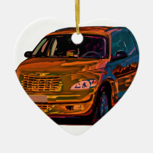 Chrysler PT Cruiser 2003 Julgransprydnad Keramik