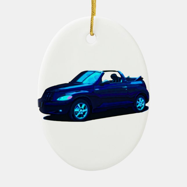 Chrysler PT Cruiser 2005 Julgransprydnad Keramik (Framsidan)