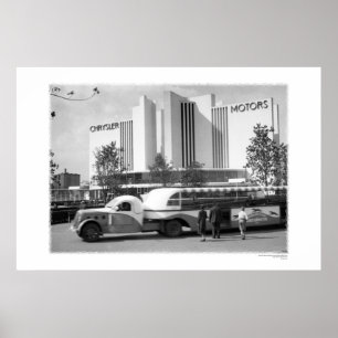 Chrysler & vinthundaffisch poster