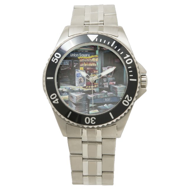 Chrysocolia Morgon, Union Square, NYC Armbandsur (Framsida)