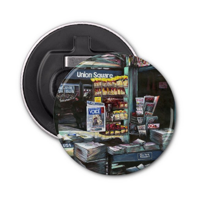 Chrysocolia Morgon, Union Square, NYC Flasköppnare (Framsidan)