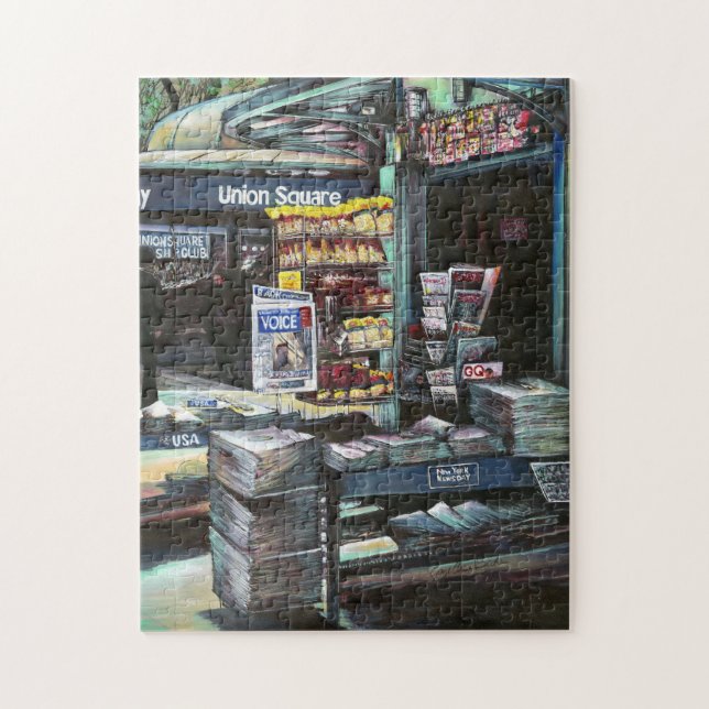 Chrysocolia Morgon, Union Square, NYC Pussel (Vertikal)