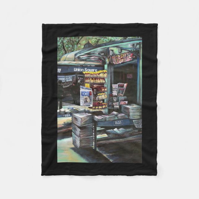 Chrysocolia Morning, Union Square, NYC Fleecefilt (Framsidan)