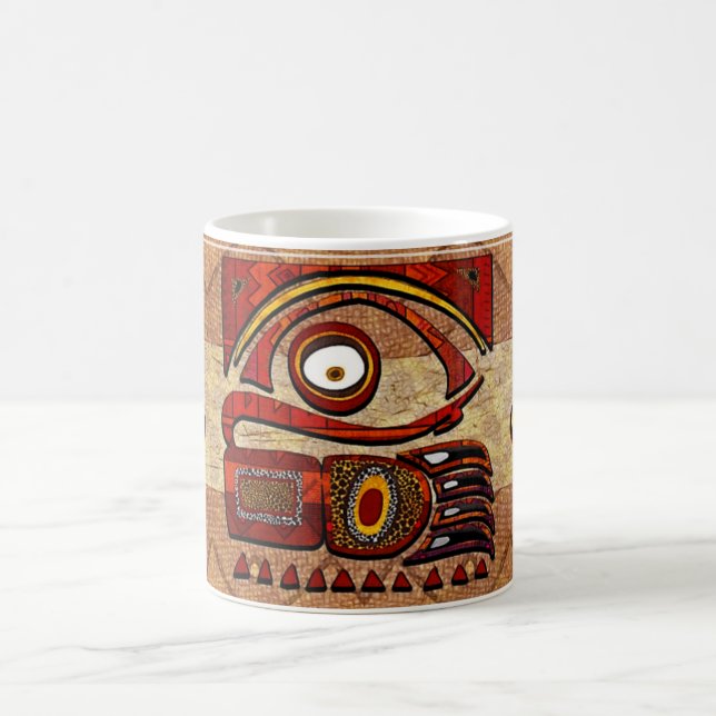 Chu Mtu African FolArt Kaffemugg (Center)