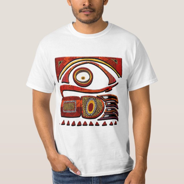 Chu Mtu African FolArt Tee Shirt (Framsida)