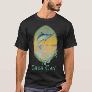 Chub Cay Blue Marlin Fishermans Vacation Resa T Shirt