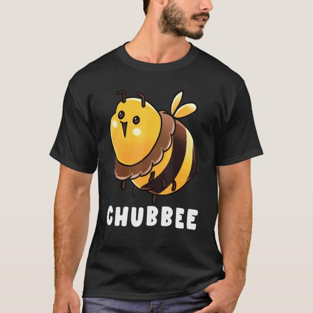 Chubbee övervikt Bibibiodlarens biodlararmatur T Shirt (Framsida)