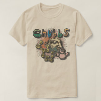 Chubbs är ett kollage-grafik t shirt