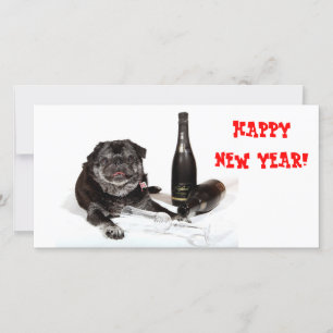 Chubbs kortet för Wampug gott nytt årfoto Julkort