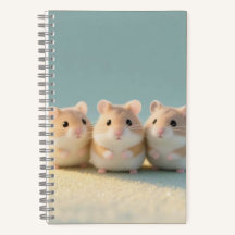 Chubby Hamster Trio Vänskapsögonblick