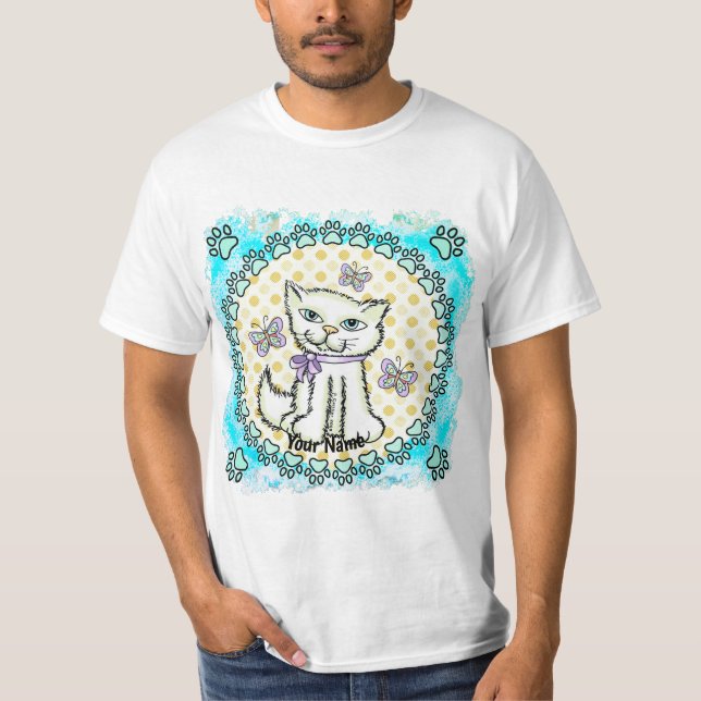 Chubs the Cat T Shirt (Framsida)