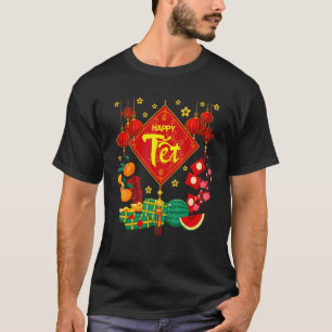 Chuc Mung Nam Moi viettesiska lunar nyår Tet Ca T Shirt