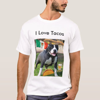 chuck3_pitbull älskar jag tacosen tee shirt