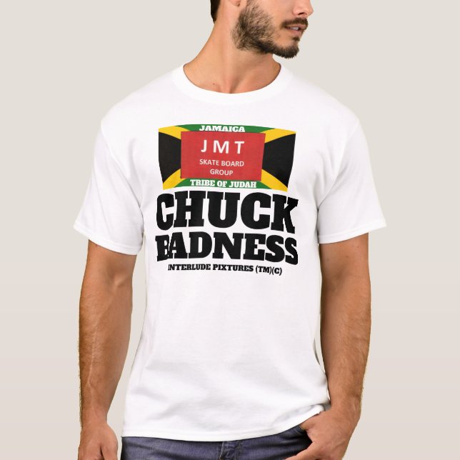 CHUCK BADNESS. Manar Basic T-Shirt (Framsida)