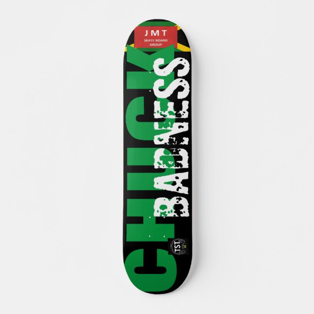 CHUCK BADNESS OFFICIELL JMTJ7 3/4-tums Skateboard  (Framsida)