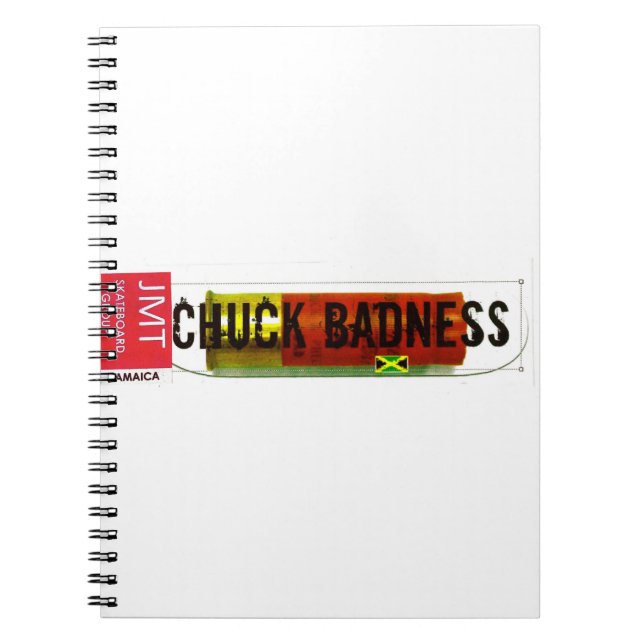 CHUCK BADNESS /TST Merchandise Anteckningsbok (Framsidan)