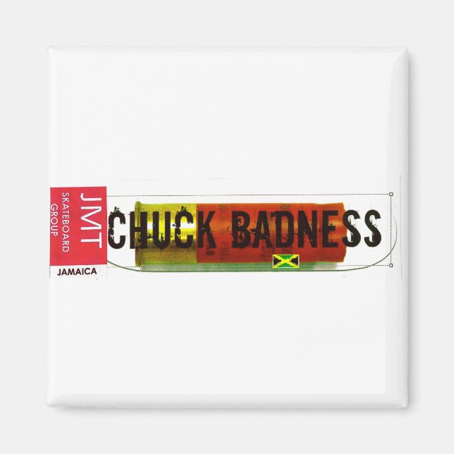 CHUCK BADNESS /TST Merchandise Magnet (Framsidan)