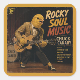 Chuck Canary Album: en Parodi Fyrkantigt Klistermärke