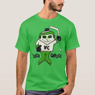 Chuck Canuck Retro Defunct Ice Hockey Mascot T Shirt