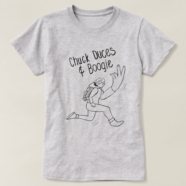 Chuck Duces & Boogie T Shirt (Design framsida)