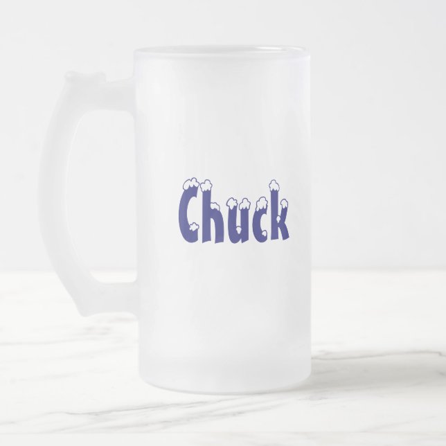 Chuck-Namn Stil-Frostad mugg (Vänster)