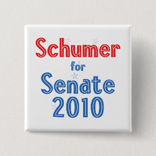 Chuck Schumer för den senatstjärnadesignen 2010 Knapp