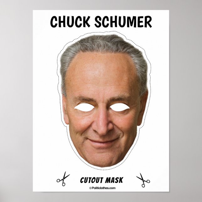 CHUCK SCHUMER Halloween-mask Poster (Framsidan)