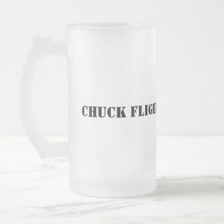 Chuck upp den  frostat ölglas