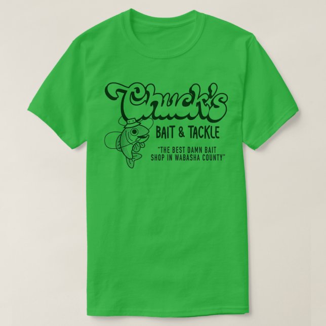 Chuckar Bait Shop T Shirt (Design framsida)