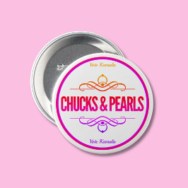 Chuckar & Pearls Rosa Vote Kamala Knapp