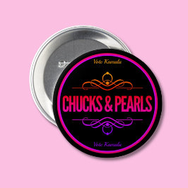 Chuckar & Pearls Vote Kamala Black Knapp