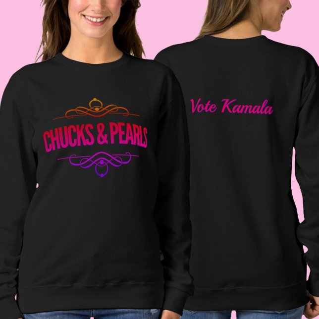 Chuckar & Pearls Vote Kamala T Shirt (Skapare uppladdad)