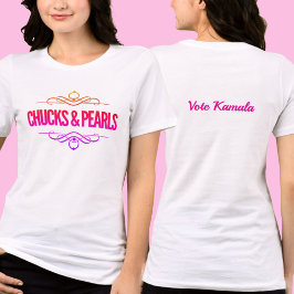 Chuckar & Pearls Vote Kamala T Shirt