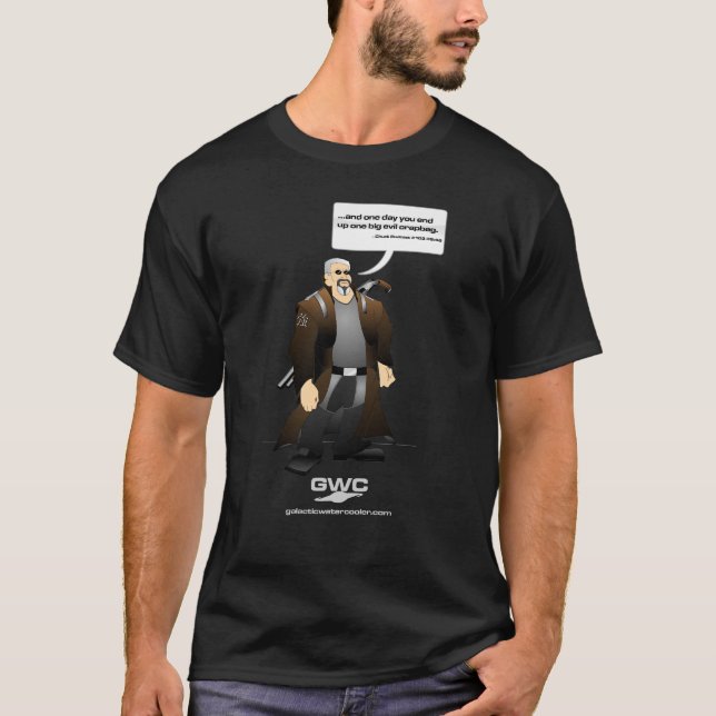 Chuckcitationsteckenskjorta: Onda Crapbag Tee (Framsida)