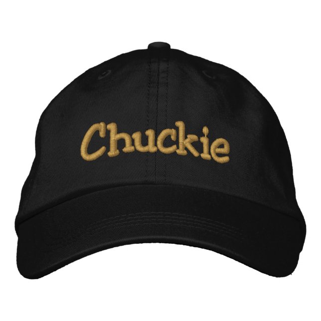 Chuckie Personlig Embroized Baseball Cap Hat Broderad Keps (Framsida)
